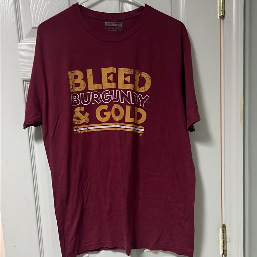 Bleed Burgundy and Gold Tee
